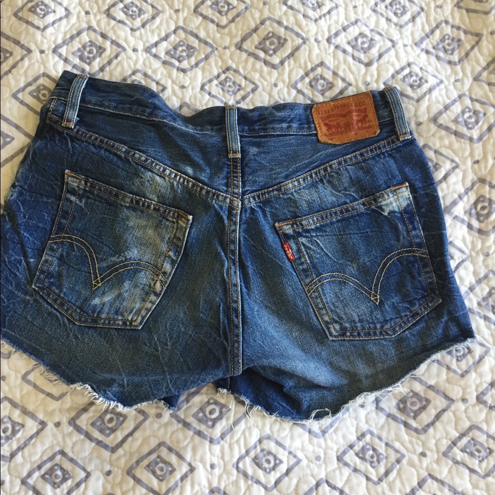Levi 501 denim shorts
